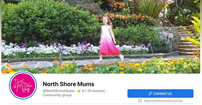 North Shore Mums Facebook page